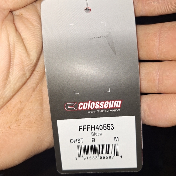 A Colosseum Ohio State Buckeyes black and red hoodie in a youth size medium. - Picture 3 of 11